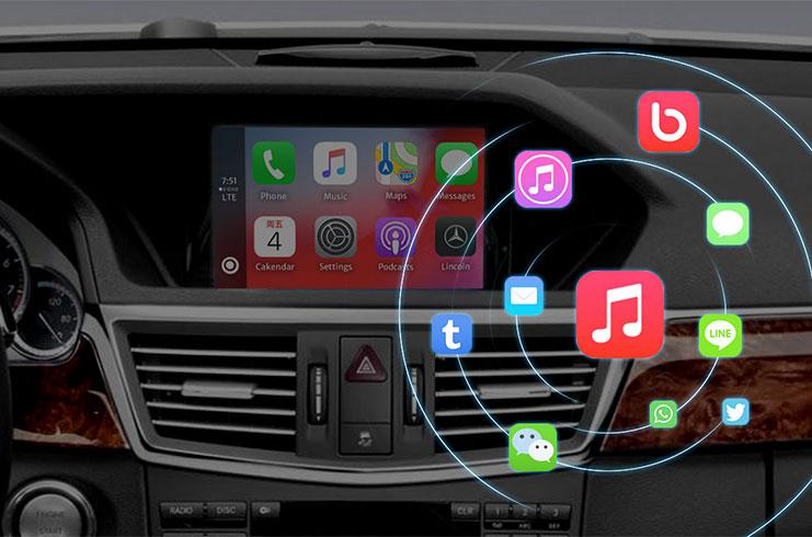 Cámara automática Apple CarPlay inalámbrica Android: kits de actualización originales